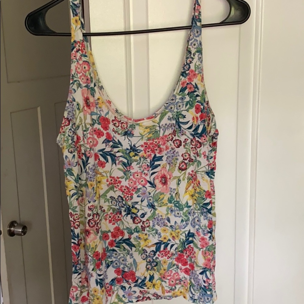 Floral H&M tank top